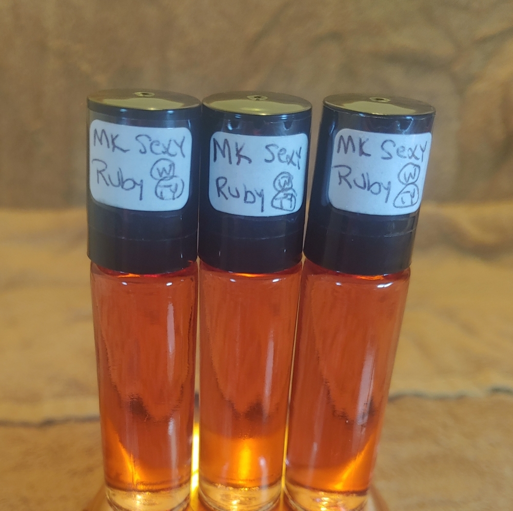 MK Sexy Ruby(W) Type - 1/3 Oz. Scented Body Oil (3pk - Picture 3 of 3